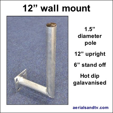 12" wall mount